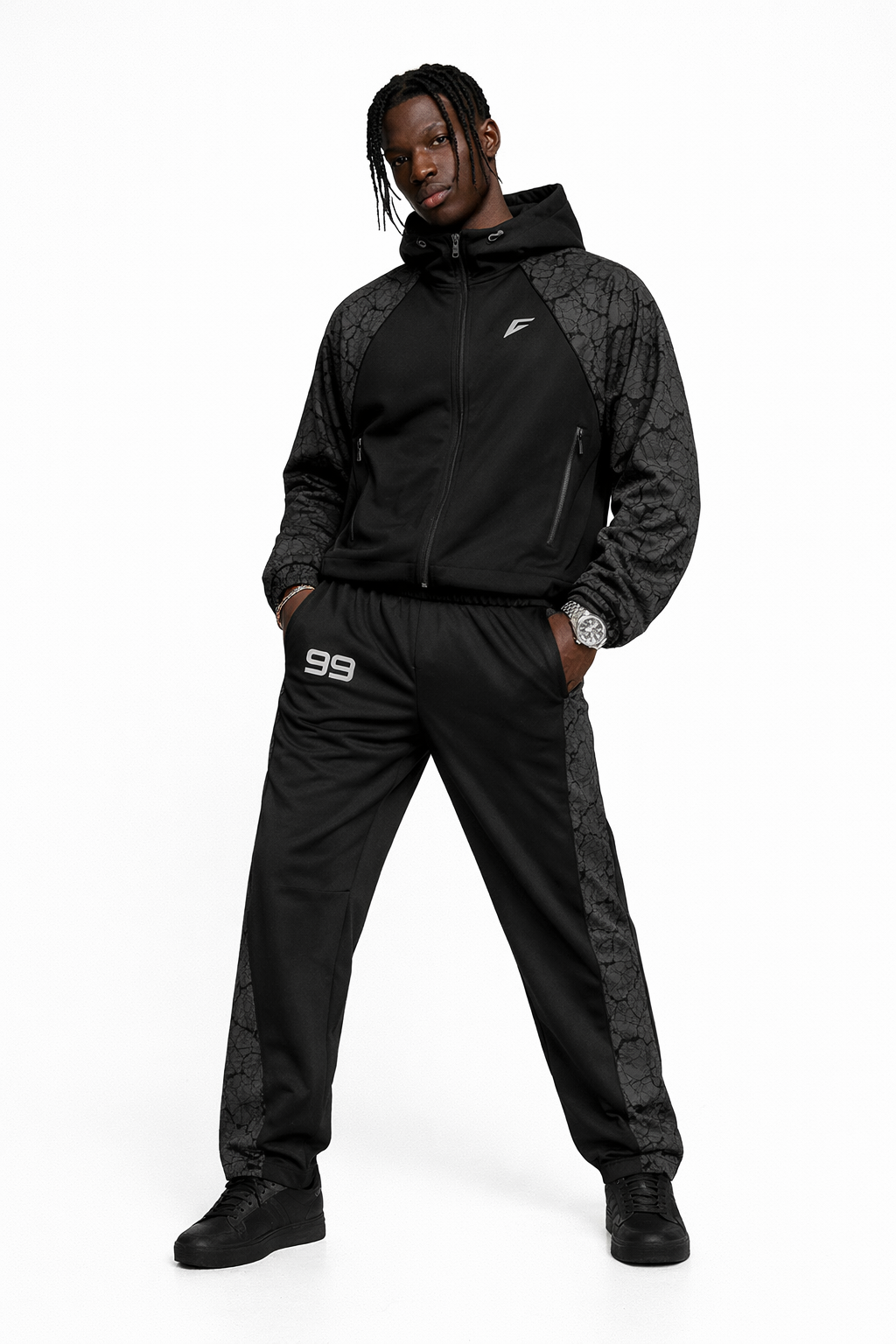 FG THUNDERTRACK DUOTONE BLACKTRRACK SUIT